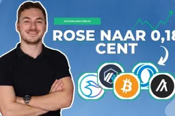 ROSE stijging naar 18 cent mogelijk? - Analyses van ALGO, ARB, MANTA, ROSE, BTC