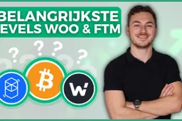 De belangrijkste prijslevels voor WOO en FTM! En Bitcoin prijsuitbraak aanstaande?! Naar $70k?!