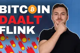 Bitcoin daalt flink! Moeten we ons zorgen maken?