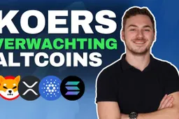 Ripple (XRP) stijgt flink! Zet het door? Cardano, Solana, XRP en Shiba koersverwachting!