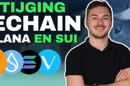 Bitcoin bereikt nieuwe hoogtes! Gaan Vechain, Solana en SUI nog harder stijgen?!