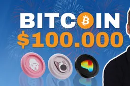Ik ben bullish op deze 3 altcoins! En Bitcoin koers bereikt $100.000! Gaan we hoger?!