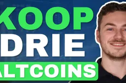 Ik koop deze 3 altcoins voor het altcoin seizoen! Grote prijsstijgingen op komst!