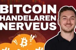 Bitcoin handelaren worden zeer nerveus! De Bitcoin koers klapt hard onderuit! Wat nu?!