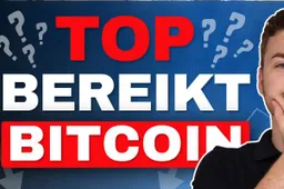 Heeft Bitcoin de top bereikt?! Zakt de koers onder $100.000 of naar nieuwe all-time highs?!