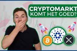 Komt het nog goed met de CRYPTOMARKT? Waar is de BODEM voor Cardano?