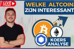 Sterke wekelijkse candleclose voor Bitcoin! Wat nu?? Welke altcoins zijn interessant?