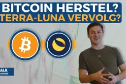 Tijdelijk herstel Bitcoin naar $37.000! Terra LUNA geen rug pull, maar kaartenhuis! | Analyse BTC