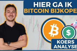 Bitcoin doet een stap terug. Hier ga ik bijkopen!
