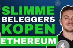 Slimme beleggers kopen Ethereum! Terwijl anderen in paniek verkopen!