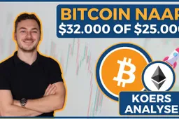 ? Bitcoin koers naar $32.000 of $25.000? Hier ga ik Bitcoin en Ethereum kopen!
