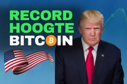 Bitcoin zet recordhoogte op $75.500 nu Trump verkiezingen wint!