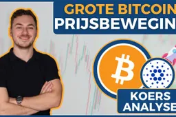 Grote Bitcoin beweging aanstaande! Cardano ligt op cruciaal punt. Naar $0.29 of $0.46?!
