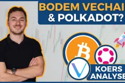Hebben Vechain en Polkadot de bodem gezien?! Bitcoin gaat met 60% stijgen?!