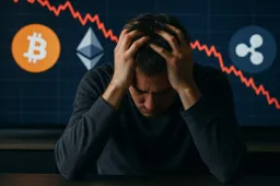 Cryptomarkt kleurt rood, maar hoe komt dit?