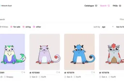CryptoKitties stapt over naar andere blockchain