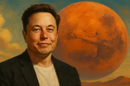 Elon Musk gaat vol voor Mars na het verlaten van DOGE