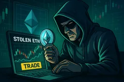 Coinbase-hacker gaat long op Ethereum met gestolen crypto
