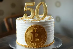 Cryptogemeenschap viert 50e verjaardag van Bitcoin's mysterieuze meesterbrein!