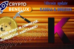 CryptoBenelux video: Kadena klaar voor het grote werk en Dogecoin nadert support￼