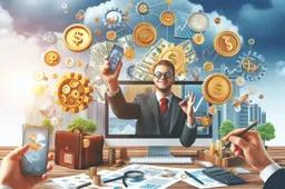 Verdien passief inkomen vanuit huis met alleen een mobiele telefoon of computer (2000 USD per week)