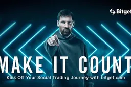 Bitget lanceert grote campagne met Messi om het vertrouwen in de cryptomarkt nieuw leven in te blazen