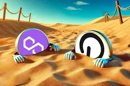 Crypto paniek: DOT en MATIC dalen, MTAUR staat op het punt te stijgen