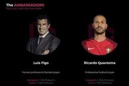 dotmoovs presenteert Luís Figo en Ricardo Quaresma als merkambassadeurs