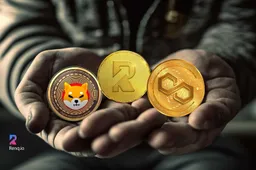 Shiba Inu (SHIB), Polygon (MATIC) en RenQ Finance (RENQ), tokens met positief beleggerssentiment