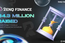 RenQ Finance (RENQ) voorverkoopfase 3 veel eerder uitverkocht dan verwacht, met al $4,3 miljoen opgehaald, investeerders verwachten een voortijdige lancering