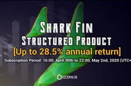 OceanEx Launches BTC Shark Fin Structured Product - Verdien tot 28.5% jaarlijks rendement op Bitcoin