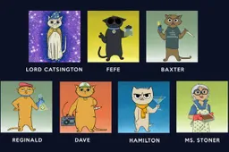 Stoner Cats NFT-verkoop haalt meer dan $8 miljoen op