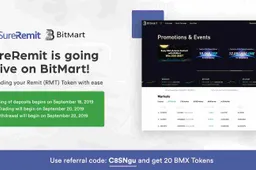 SureRemit komt op BitMart exchange