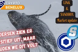 CryptoBenelux video: The Sandbox (SAND) en Chainlink (LINK) klaar voor hogere levels?