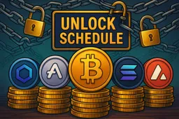 Bitcoin en Ethereum blijven stabiel, maar pas op voor deze token unlocks aankomende week!