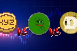 Dogecoin vs. PEPE vs. XYZVerse: Wie zal heersen in de meme-coin-race van 2025?