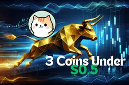 Top 3 altcoins onder $0,5 om te bemachtigen voordat de bullmarkt enorme winsten veroorzaakt