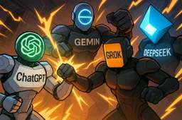 Gemini, Grok, ChatGPT of DeepSeek - Wie pakt de kroon in 2025?