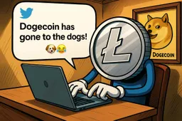 Litecoin steunt Dogecoin met hilarische meme: Wat is er aan de hand?