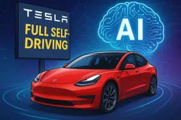 Elon Musk onthult grote upgrade voor Tesla’s Full Self-Driving met AI