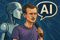 Ethereum-oprichter Vitalik Buterin haalt uit naar autonome AI: “Meer menselijke controle nodig!”