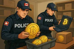 Canada doet record inbeslagname van $56 miljoen aan Bitcoin, Ethereum, XRP en meer tijdens sluiting van TradeOgre
