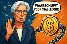 ECB-president waarschuwt: Stablecoins kunnen Europese markten ontwrichten