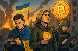 Oekraïners omarmen Bitcoin en crypto: vertrouwen in traditionele financiën wankelt