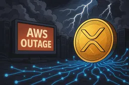 XRP Ledger lacht om AWS-chaos: Coinbase en Disney crashen, maar XRPL draait door