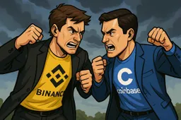 Binance en Coinbase maken publiekelijk ruzie: Zal Coinbase BNB ooit gaan vermelden?