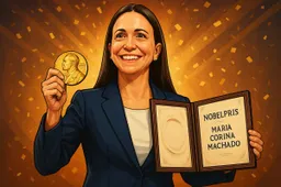 Bitcoin-supporter scoort Nobelprijs: Venezolaanse oppositieleider Machado wint voor vrede en vrijheid