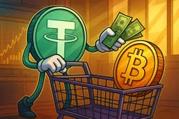 Tether slaat 8.889 BTC op: Reserves naderen 10 miljard dollar