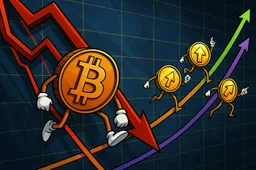 Deze altcoins trotseren de markt, terwijl Bitcoin moeite heeft om boven $100.000 te blijven