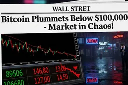 De daling van Bitcoin onder de $100.000 zorgde voor paniek op de markt, maar gebruikers van CryptoEasily cloud mining bleven winst maken!